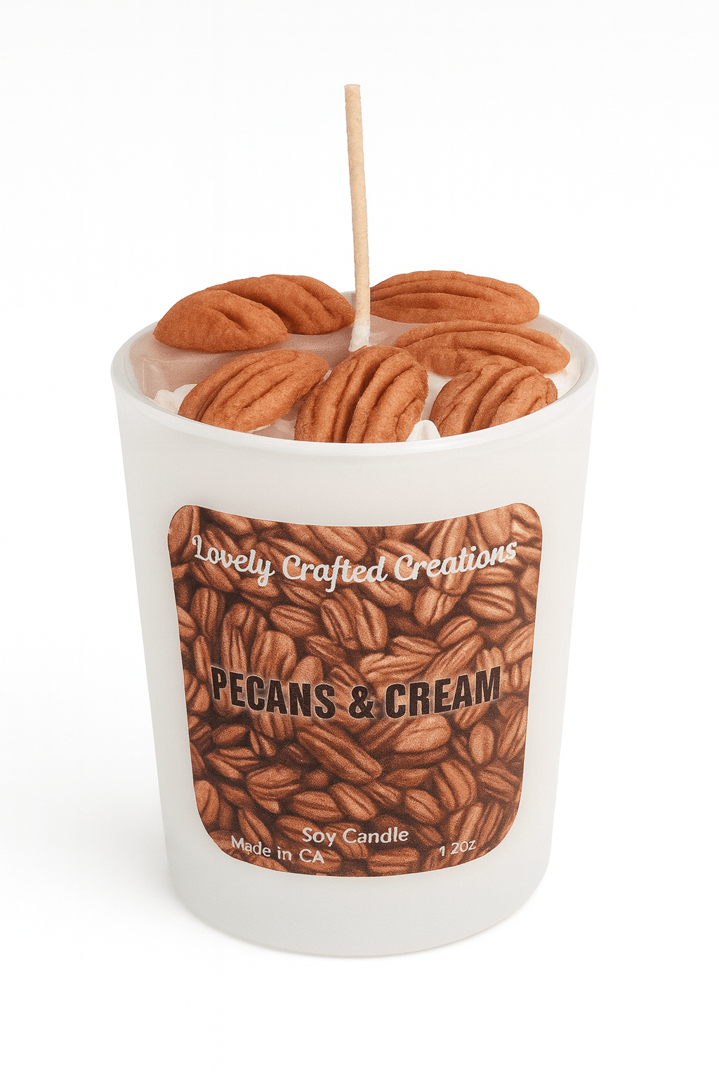 Pecans and Cream Candle - Lovely Crafted Creations