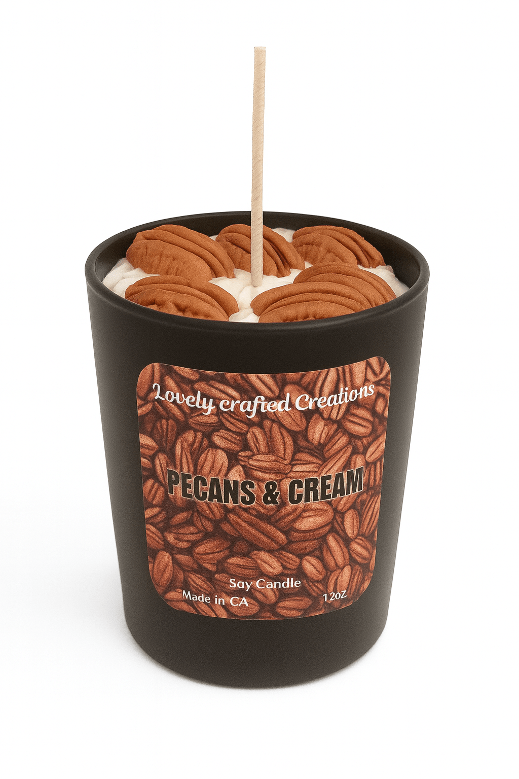 Pecans and Cream Candle - Lovely Crafted Creations