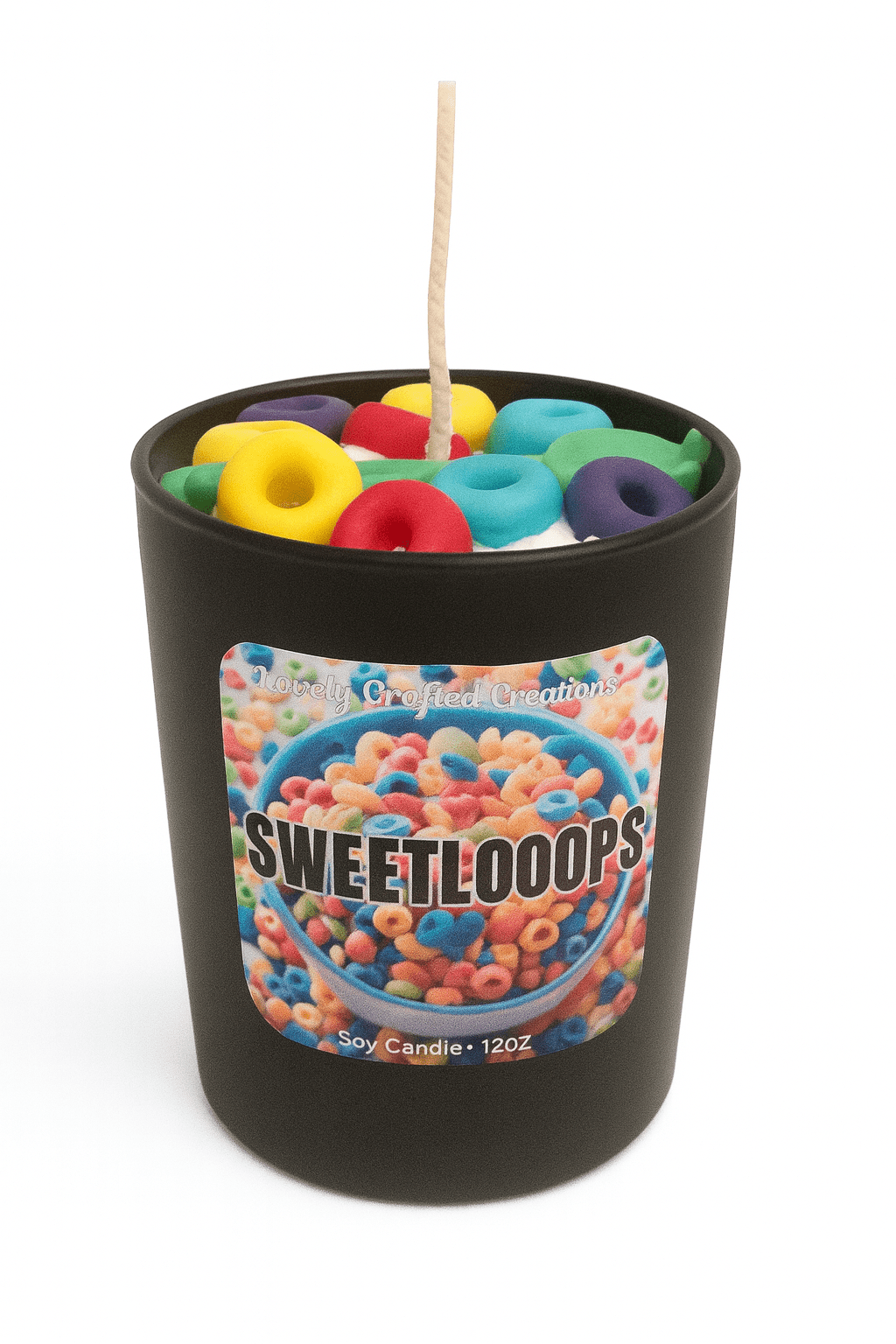 Sweet Loops Candle - Lovely Crafted Creations