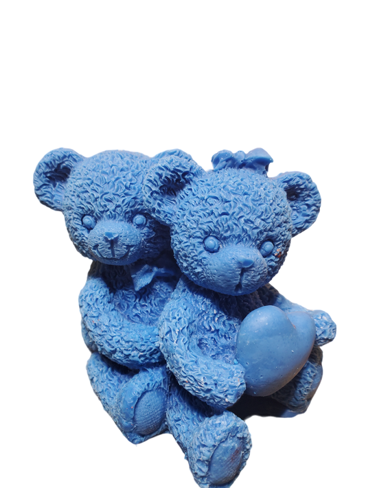 Two Bears Holding Heart