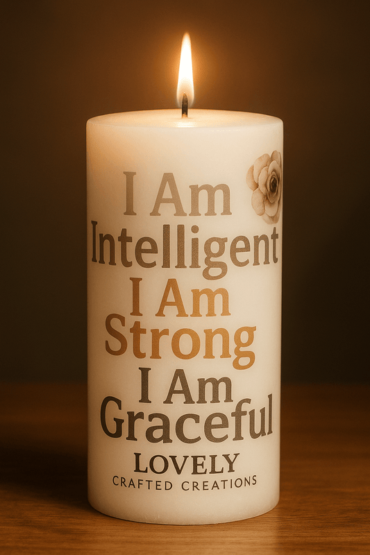 I am Intelligent, Strong & Graceful - Lovely Crafted Creations