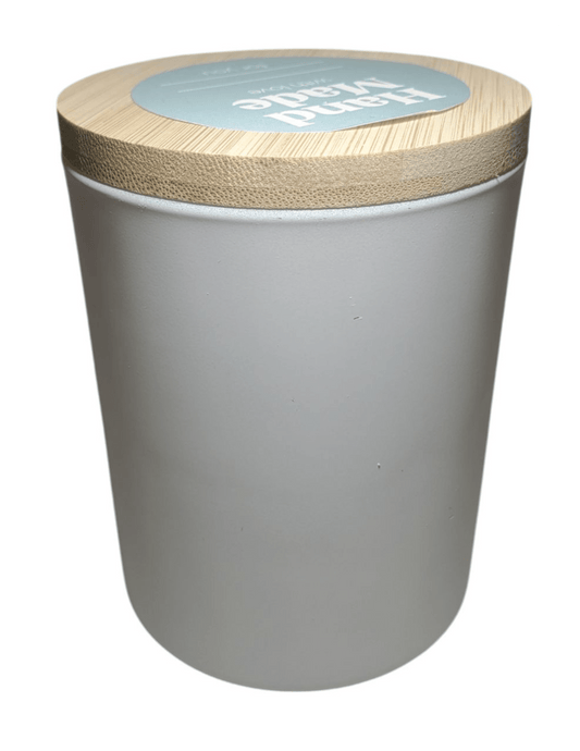 White Jar Candle - Lovely Crafted Creations