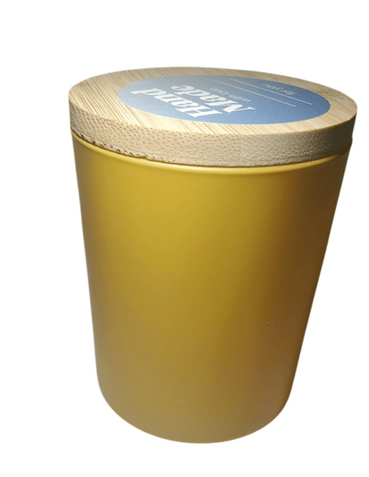 Yellow Jar Candle - Lovely Crafted Creations